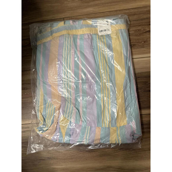 NWT! Free People Primavera Stripe Cotton Midi Dress in Pastel Combo Size Small - Picture 5 of 6